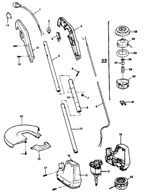 Part Location Diagram of 1668 Craftsman Speed Control Rod