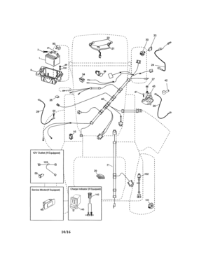 Electrical Diagram and Parts List for 917991390  Craftsman Lawn Tractor