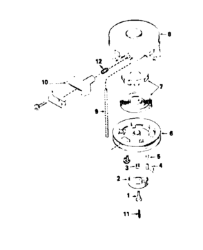 Rewind Starter Diagram and Parts List for 143374452  Craftsman Engine