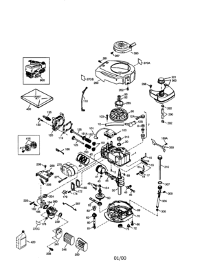 Part Location Diagram of 36792C Tecumseh Gasket Set