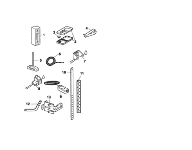 Part Location Diagram of 41A6140 Craftsman Garage door opener universal remote control