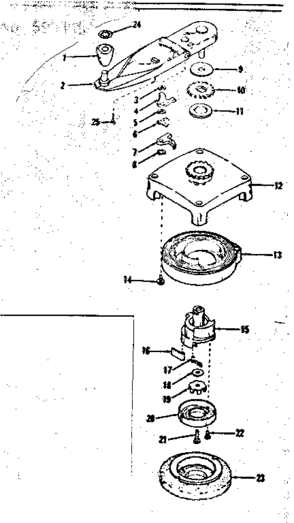 No-pull Starter No. 590355 Diagram and Parts List for 143122222  Craftsman Engine