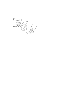 Wheels And Tires Diagram and Parts List for 917272054  Craftsman Lawn Tractor