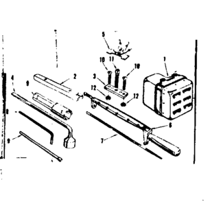 Optional Equipment Diagram and Parts List for 91762812  Craftsman Chainsaw
