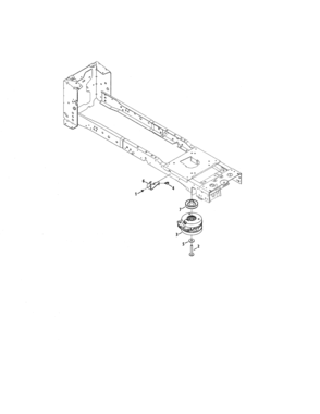 Electric Pto Clutch/engine Pulley Diagram and Parts List for 247204420  Craftsman Lawn Tractor