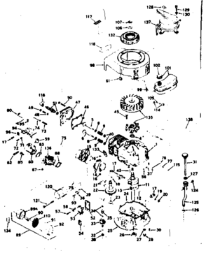 Part Location Diagram of 32614 Craftsman Cylinder assembly