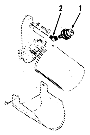 Low Oil Pressure Cut-off Switch Diagram and Parts List for 73911054C  Craftsman Engine