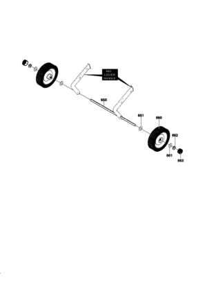 Wheel Diagram and Parts List for C950-52735-0  Craftsman Snow Blower