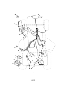 Diagram Diagram and Parts List for 917274822 Type 0 Craftsman Lawn Tractor