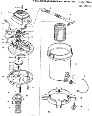 Part Location Diagram of 73112 Generac Carb;tkv17-b22;vtwin