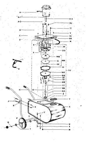 Part Location Diagram of 24D10 Craftsman Axle