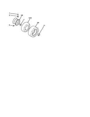 Wheels And Tires Diagram and Parts List for 917273380  Craftsman Lawn Tractor