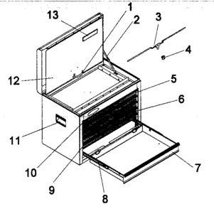 Part Location Diagram of A15403-EBK Craftsman 2