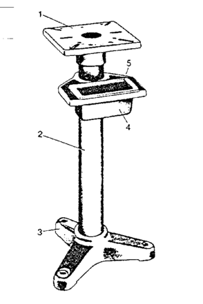 Unit Parts Diagram and Parts List for 35119210  Craftsman Tool Stand & Cart