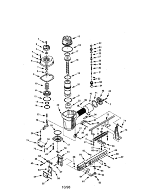 Unit Parts Diagram and Parts List for 351184120  Craftsman 
