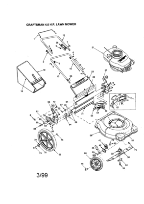 Part Location Diagram of 748-0423 MTD Shoulder Spacer 3/8