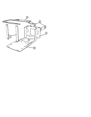Mounting Bracket Diagram and Parts List for 75724525  Craftsman Lawn Tractor