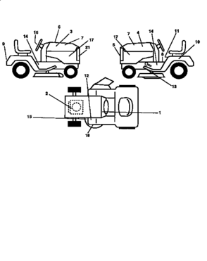 Part Location Diagram of 160302 Craftsman Hood decal