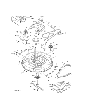 Part Location Diagram of 417344 Craftsman Lawn tractor deflector shield