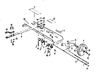 Replacement Parts Diagram and Parts List for 75724170  Craftsman Lawn Tractor