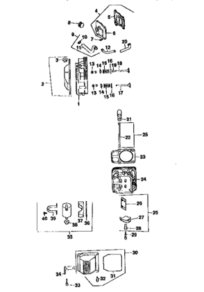 Part Location Diagram of 24-016-01 Craftsman Lawn & garden equipment engine exhaust valve