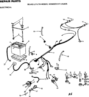 Part Location Diagram of 74760608 Craftsman Bolt