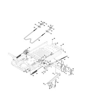 Lift Diagram and Parts List for 247204220  Craftsman Engine