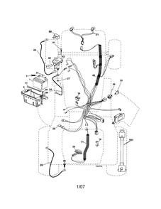 Diagram Diagram and Parts List for 917287281 Type 0 Craftsman Lawn Tractor