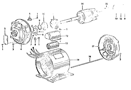 Part Location Diagram of 37056 Tecumseh Armature