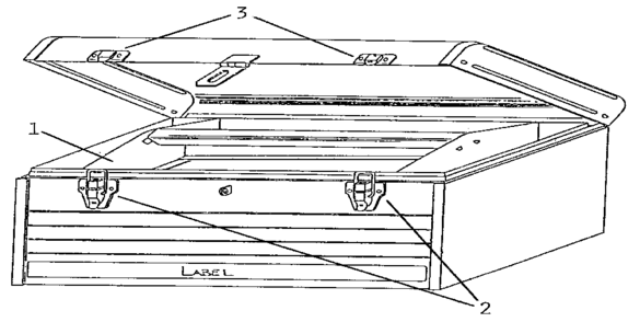 Unit Parts Diagram and Parts List for 6513  Craftsman Tool Stand & Cart