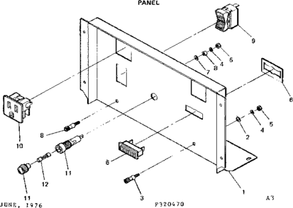Panel Diagram and Parts List for 580320470  Craftsman Engine
