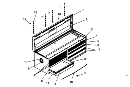 Part Location Diagram of W28471 Craftsman Screwdriver holder