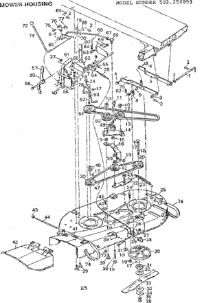 Part Location Diagram of 21503 Dynabrade VALVE BLOCK