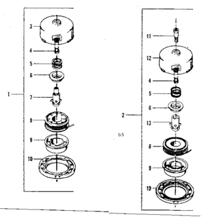 New And Old Style Cutting Head Assembly Diagram and Parts List for 234795521  Craftsman Trimmer