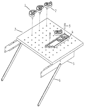 Part Location Diagram of T14619 Craftsman Rail