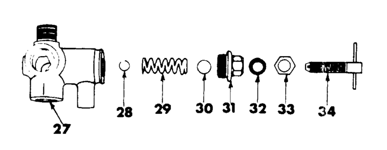 Bypass Valve Diagram and Parts List for 471462540  Craftsman Pressure Washer