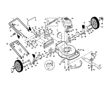 Part Location Diagram of 166860X479 Craftsman Upper Handle