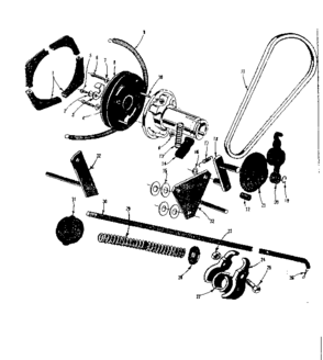Replacement Parts Diagram and Parts List for 91757589  Craftsman Lawn Tractor