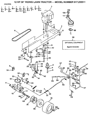 Part Location Diagram of 131002 Craftsman Pulley