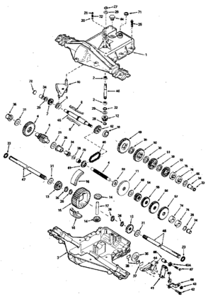 Part Location Diagram of 772110 Briggs and Stratton KIT-HARDWARE, LOWER HANDLE