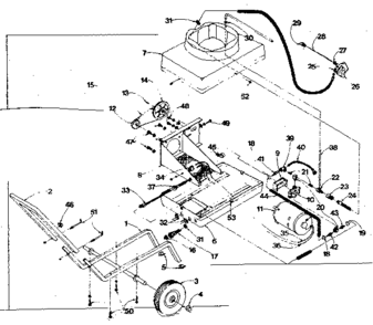 Main Frame / Motor And Pump Diagram and Parts List for 471447120  Craftsman Pressure Washer