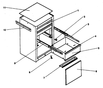 Part Location Diagram of M8593 Craftsman Sld roller