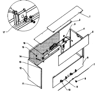 Part Location Diagram of 14211 Craftsman Power tool power cord strain relief