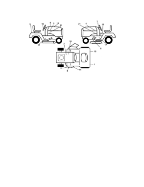 Decals Diagram and Parts List for 917275660  Craftsman Lawn Tractor