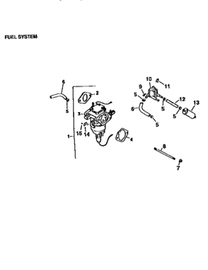 Part Location Diagram of 24-853-27 Craftsman Lawn & garden equipment engine carburetor