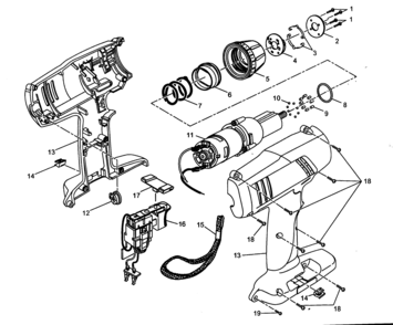 Part Location Diagram of 983747-001 Craftsman Housing