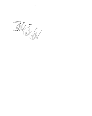 Wheels And Tires Diagram and Parts List for 917272084  Craftsman Lawn Tractor