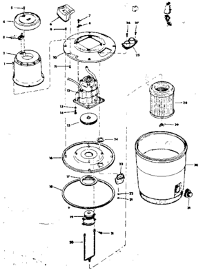 Part Location Diagram of 2599 Craftsman Gasket