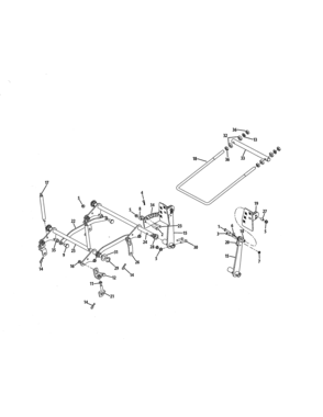 Lift Diagram and Parts List for 247250030  Craftsman Engine