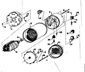 Part Location Diagram of 24381 Craftsman Adapter housing